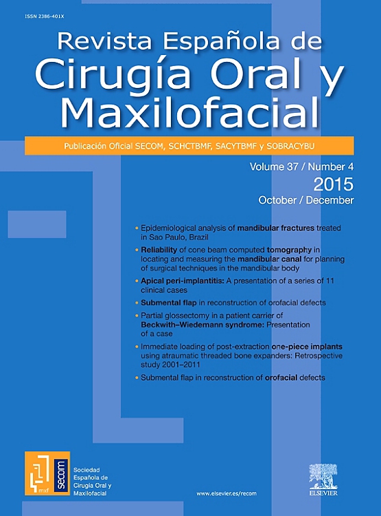 Go to journal home page - Revista Española de Cirugía Oral y Maxilofacial (English Edition)